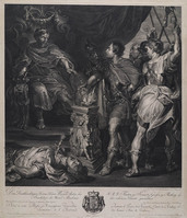 KG 17591
<br/>
De vastberadenheid van Mucius Scaevola
<br/>
<em>Schmutzer, Jakob Matthias (1733-1811)</em>